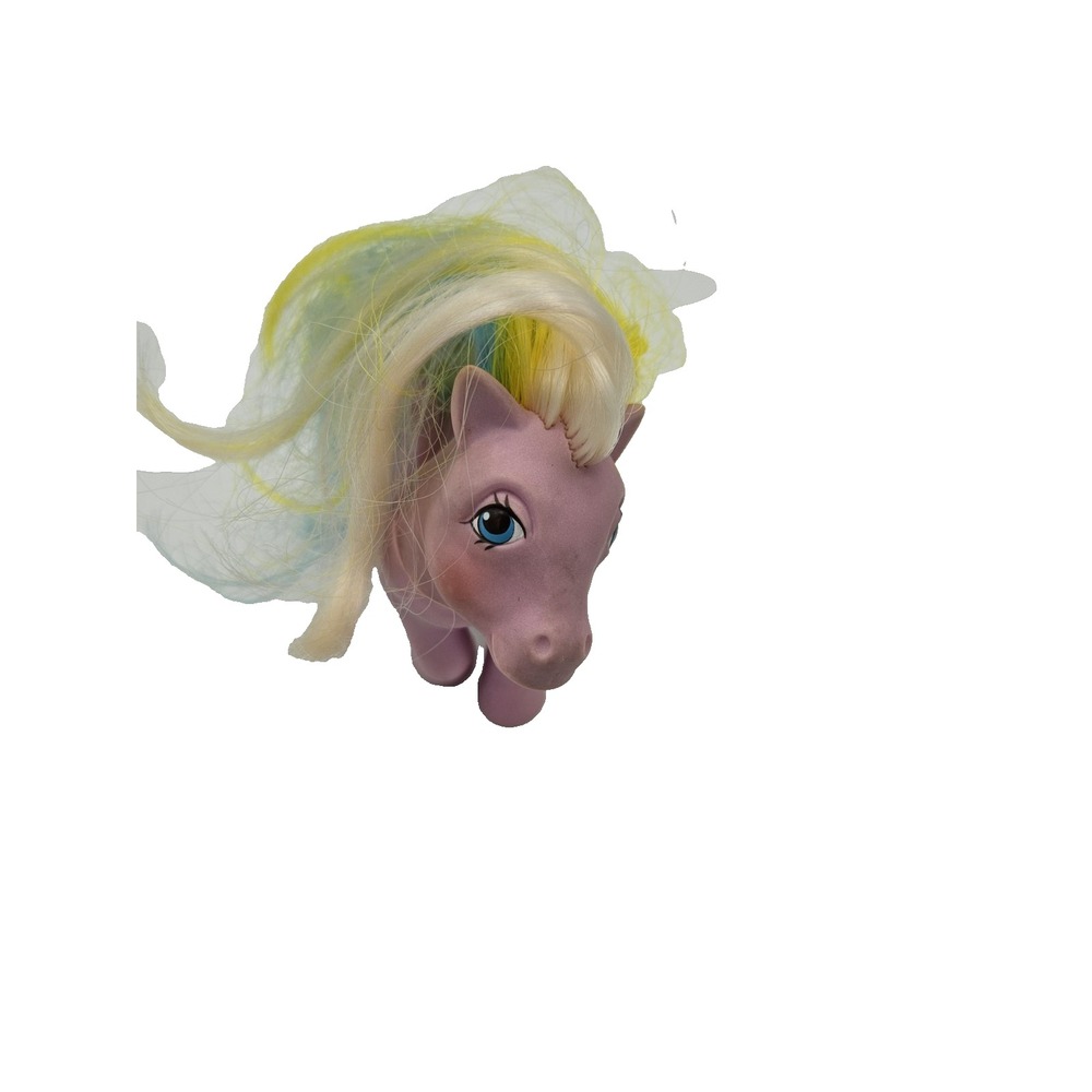 Vintage 1984 My Little Pony G1 Surprise Pegasus Hasbro Hong Kong Yellow Hair